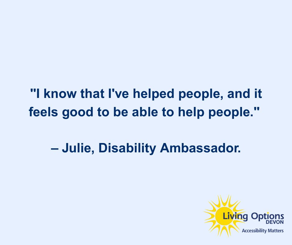 Could you make your community group easier for everyone to join?

Find out how to join, what being a Disability Ambassador involves, and how we can support you to open up your space to more people.

Find out more and sign up here: livingoptions.org/positions/disa…