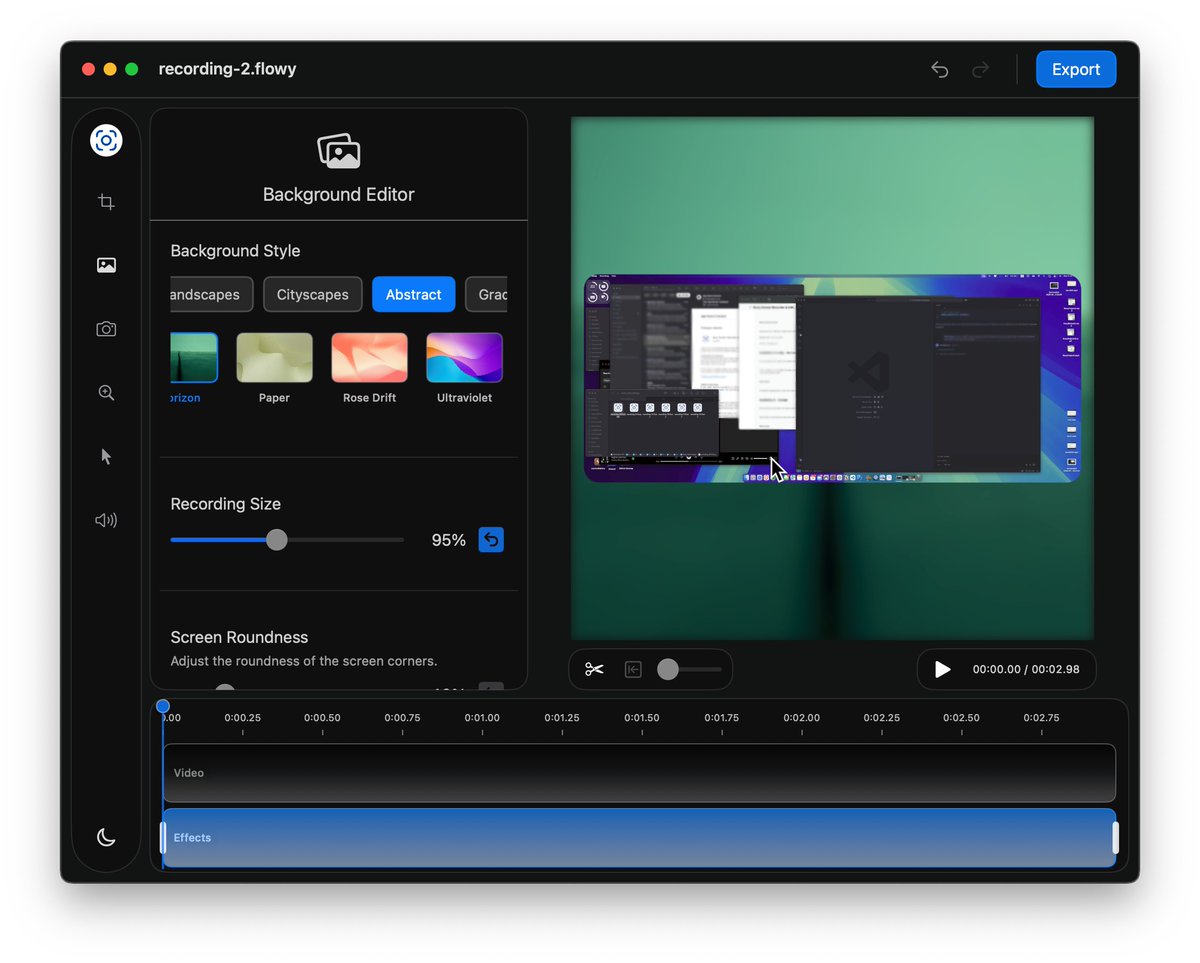 flowy_app's tweet photo. get flowy for FREE on Mac App Store (offer expires 19 July) 🌊 https://t.co/5pBJNxsew4