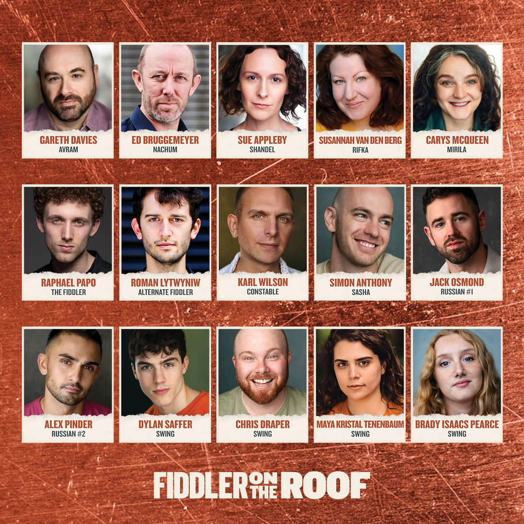 Cast announcement alert! ✨ Say hello to the talented company of Fiddler On The Roof, bringing tradition to Manchester this autumn 🎶

📅 Tue 21 Oct - Sat 1 Nov
🎟️ atgtix.co/3Gw8Unk
