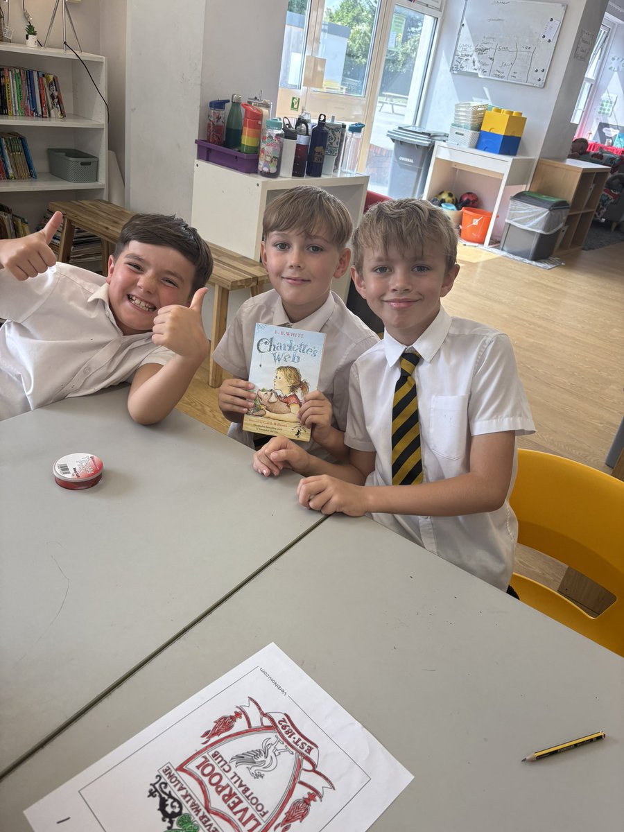 Y3 are delighted to have finished our class text, Charlotte’s Web by E.B White. We have loved the story with themes of friendship, loyalty and resilience. We can’t wait to watch the film this afternoon! 🕷️ 🐷