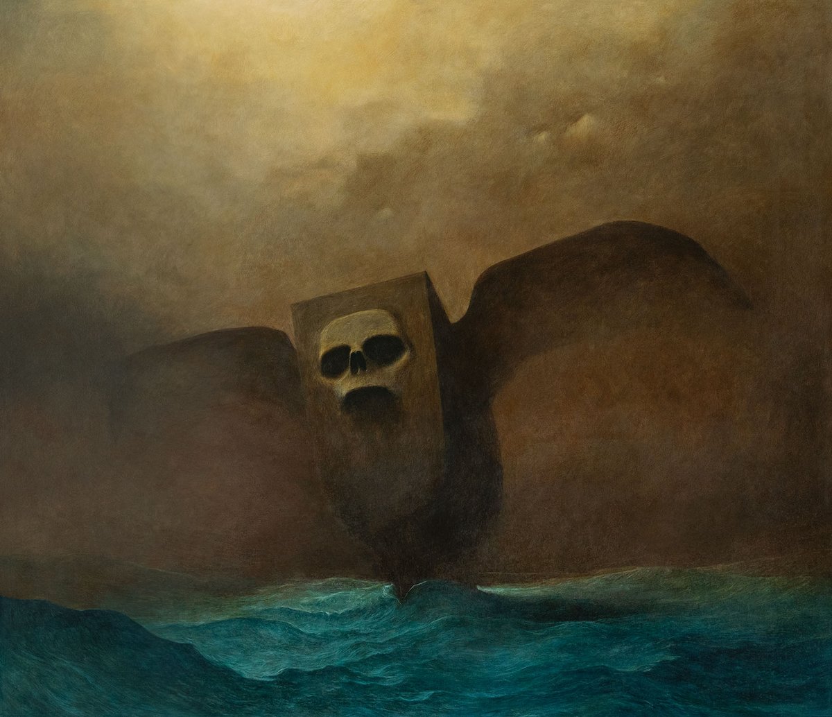ArtofBeksinski's tweet image. 1972 #painting #Beksinski #PolishMastersofArt