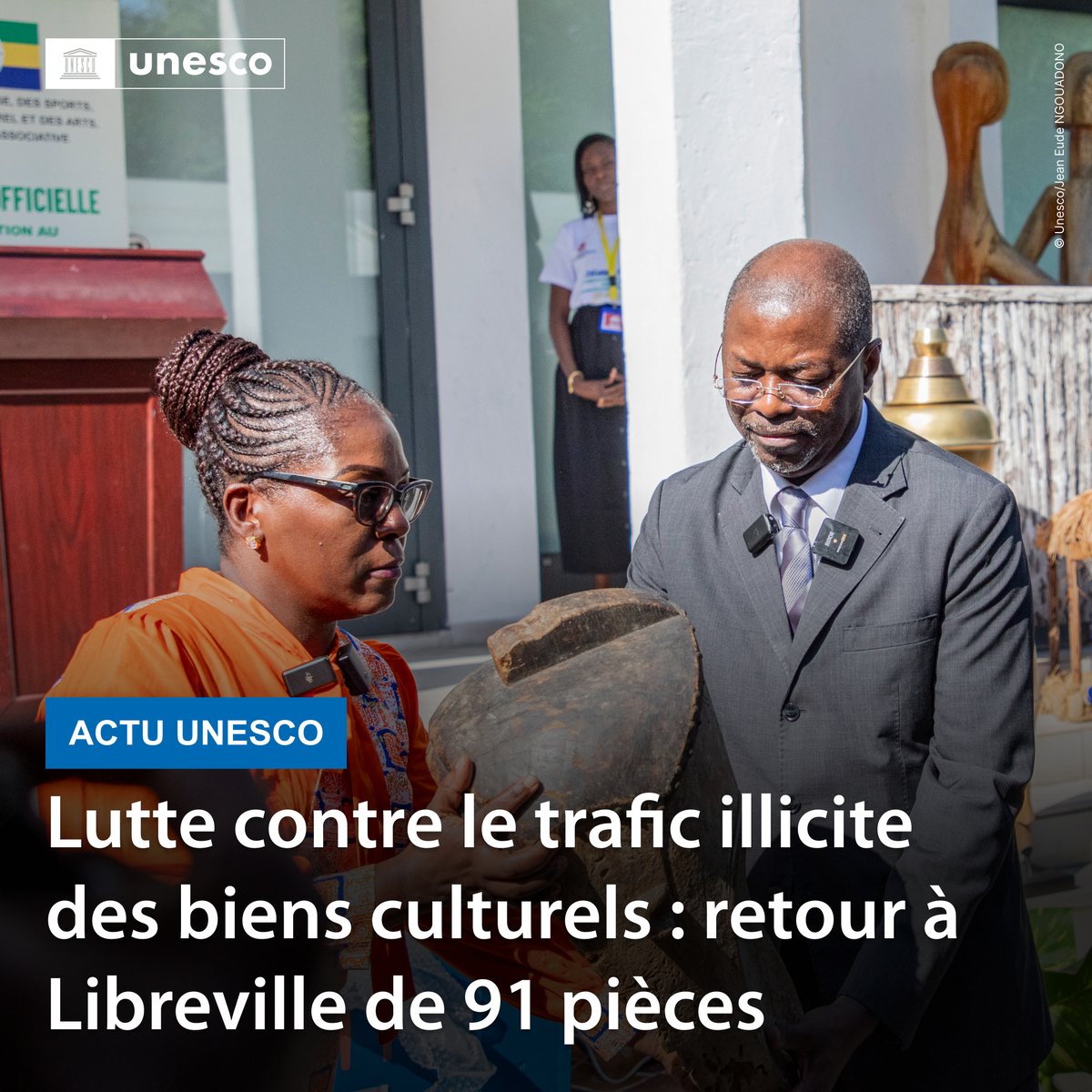 Le 28 mai, 91 pièces culturelles ont été officiellement restituées au Gabon, dont des masques et statuettes, présentées au Vice-Président par le Ministre de la Culture.

📰 urlr.me/sFyQp3
