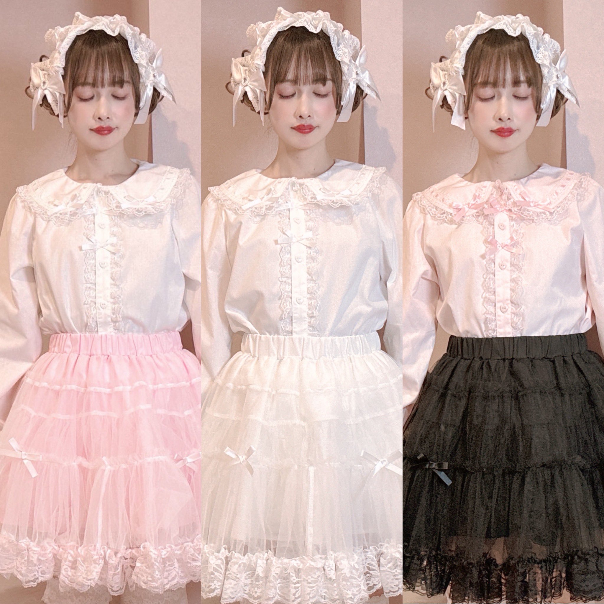 新品 マジョレッティ リボン ファーコート 姫系 夢かわ アベイル m36354422012_1.jpg?1697260935