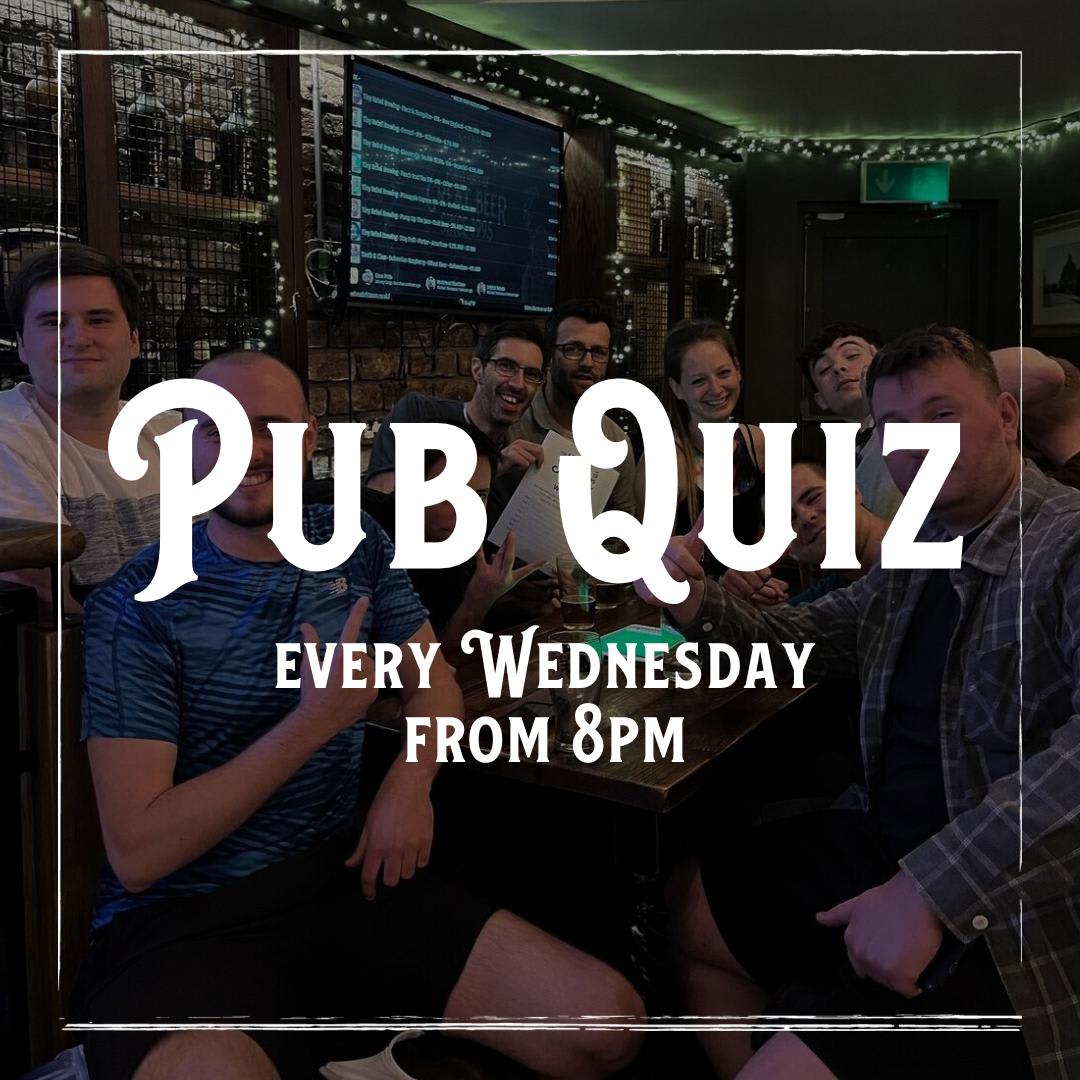 The Speed Quiz is back! Every Wednesday at 8pm you can put your Knowledge to the test, here at The Head of Steam Headingley !