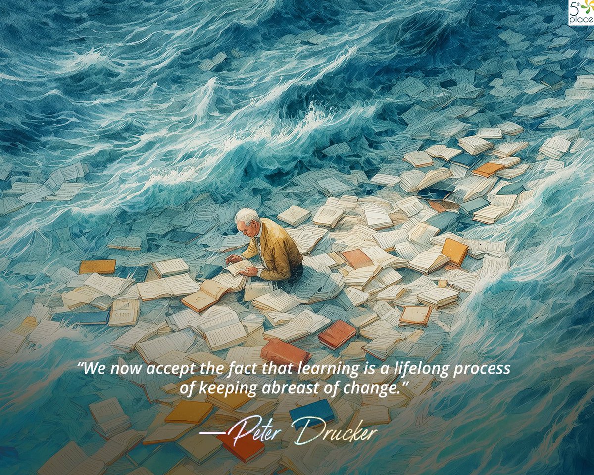 The_5th_Place's tweet photo. 🧩 “Learning is a lifelong process…”— Peter Drucker. 
Staying open to growth fuels emotional mastery, without it, your mindset can limit your peace &amp; resilience.

 🌟 Learn to master your thoughts and feelings.

 🔗 https://t.co/xPiHpn9okW

 🔖 #5thplace #growthmindset https://t.co/iWVqiGdq55