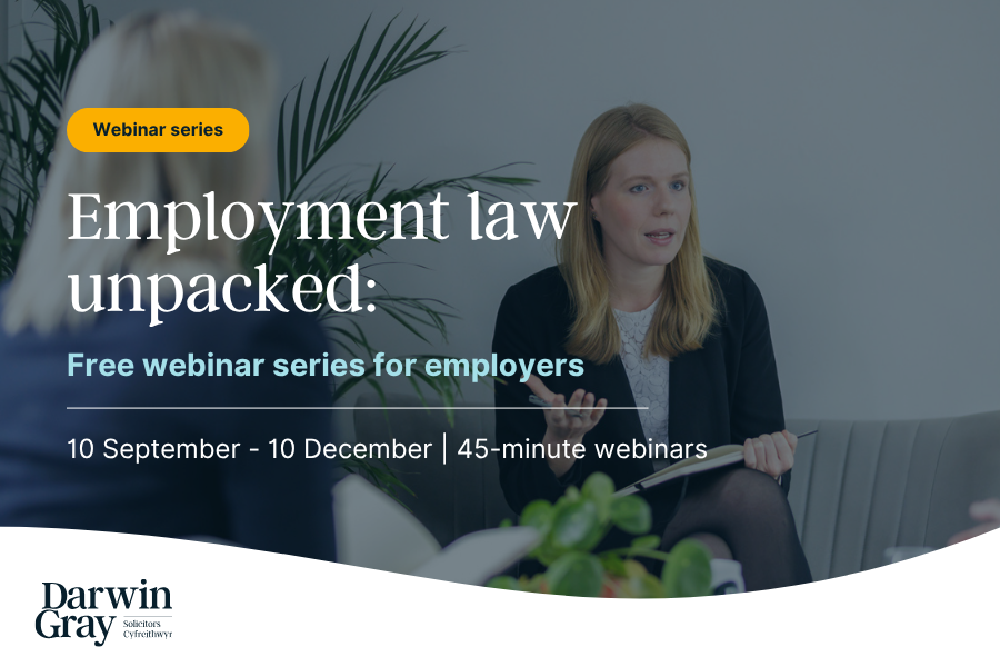 The workplace is evolving rapidly &amp; so are the legal risks &amp; responsibilities facing business leaders, HR professionals &amp; in-house legal teams.

This Autumn, Darwin Gray is hosting a free 8-part, 45-minute webinar series.

Secure your free tickets: eventbrite.co.uk/e/employment-l…