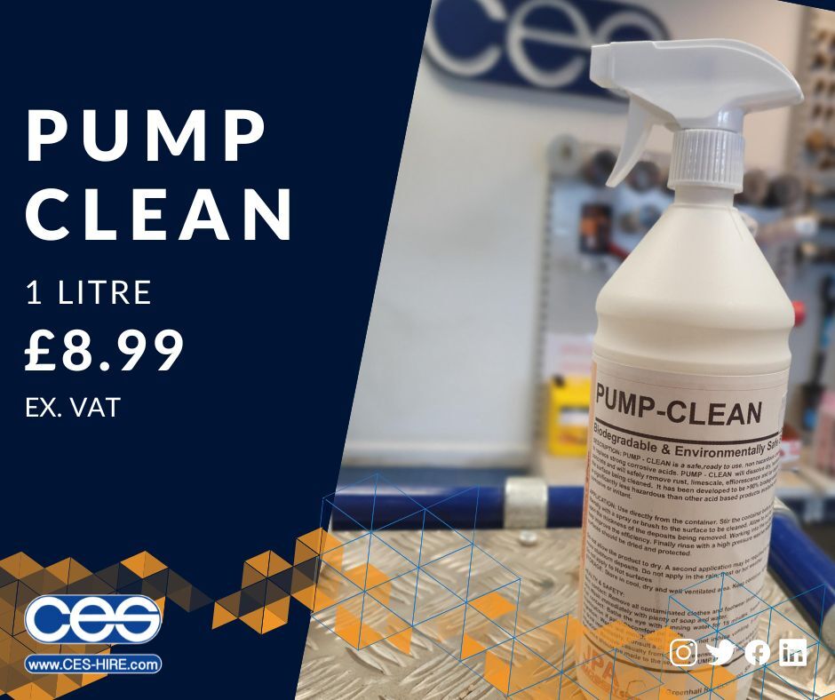 Our pump clean is designed to effortlessly remove concrete and screed, it guarantees a safe and effective method that won’t cause any damage or corrosion to your machines!

hubs.li/Q03rd8RH0