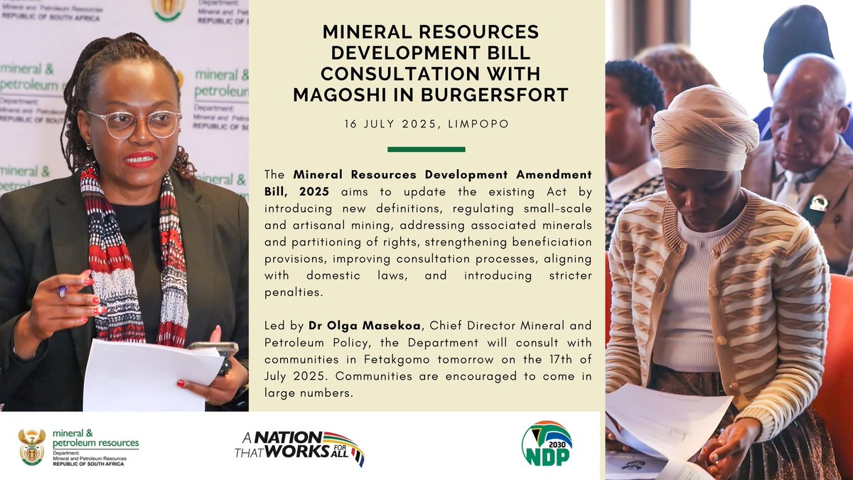 Mineral Resources Development Bill Consultation with Magoshi in Burgersfort