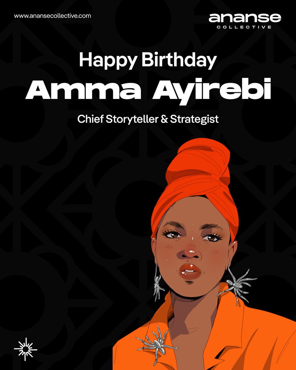 AnanseCollectiv's tweet image. Happy birthday to our incredible Creative Director, Chief Storyteller, and Strategist!

Your vision, leadership, and unwavering passion continually inspire us and shape the very heart of everything we do. 

We hope today feels as special and beautiful as you are.  Happy birthday!