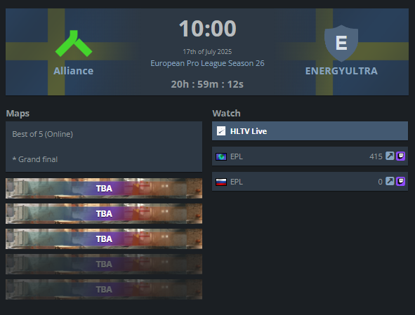 majkycs's tweet image. We will play EPL Grandfinal its insane @zodi_cs is fucking insane on nuke