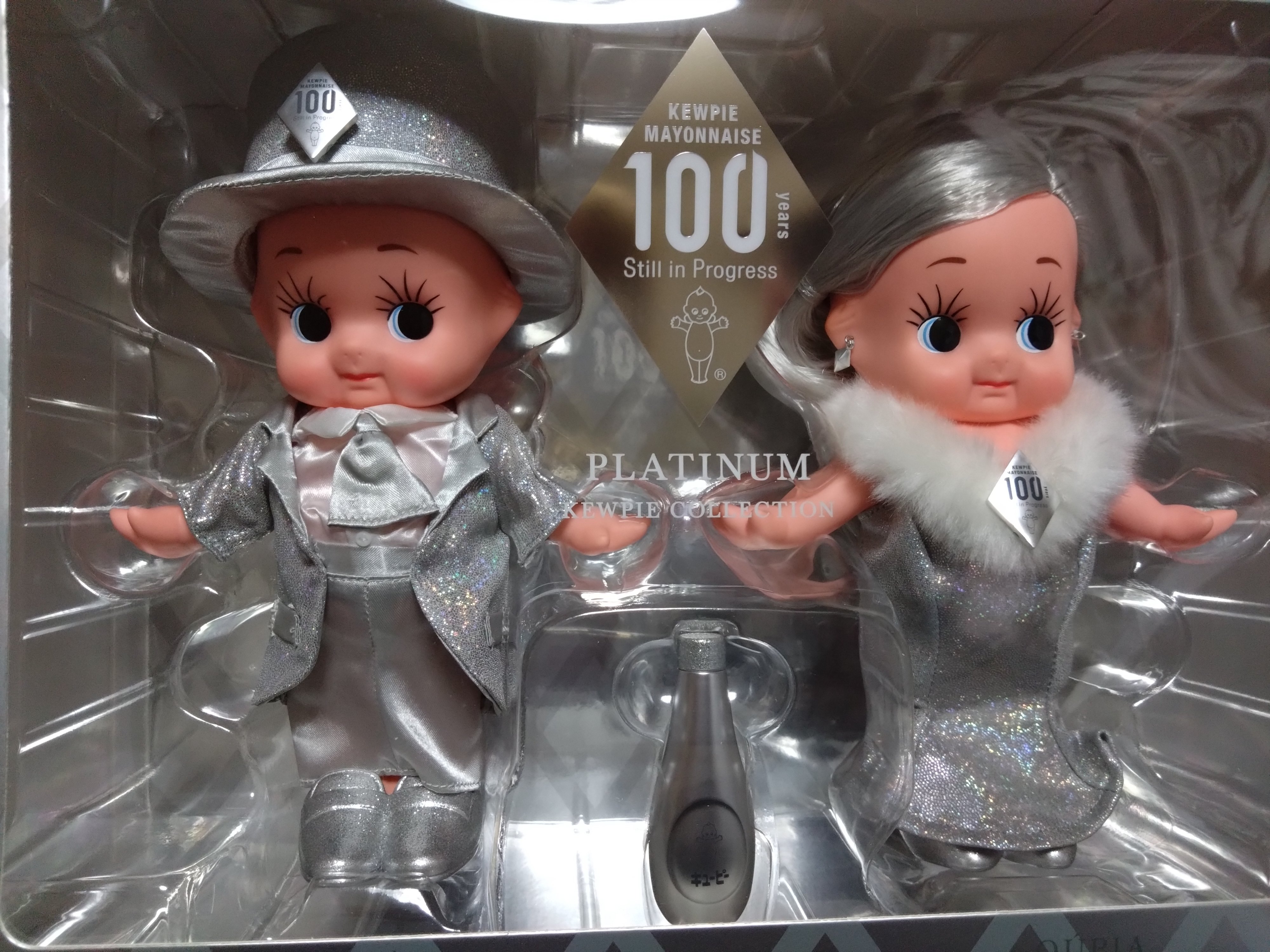 新品未開封】キューピー 100周年 プラチナキューピー フィギュア 2025