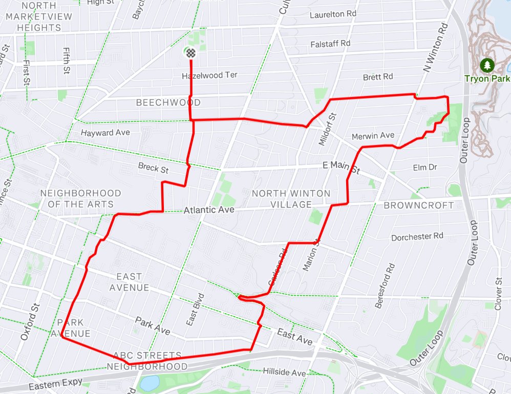 ROCcycling's tweet image. Join us tonight for a relaxed cruise through Beechwood, Neighborhood of the Arts, the ABC Neighborhood and North Winton Village. Gather at 530 Webster Ave beginning at 6:30pm for a prompt 7pm departure. Ride is 7.5 miles.