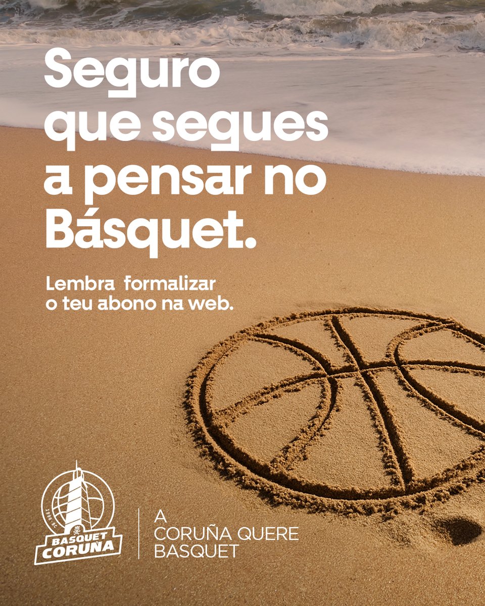 basquetcoruna's tweet image. Cos pés na praia e a cabeza no Básquet ☀️🍊
🔗 venta.basquetcoruna.t2v.com