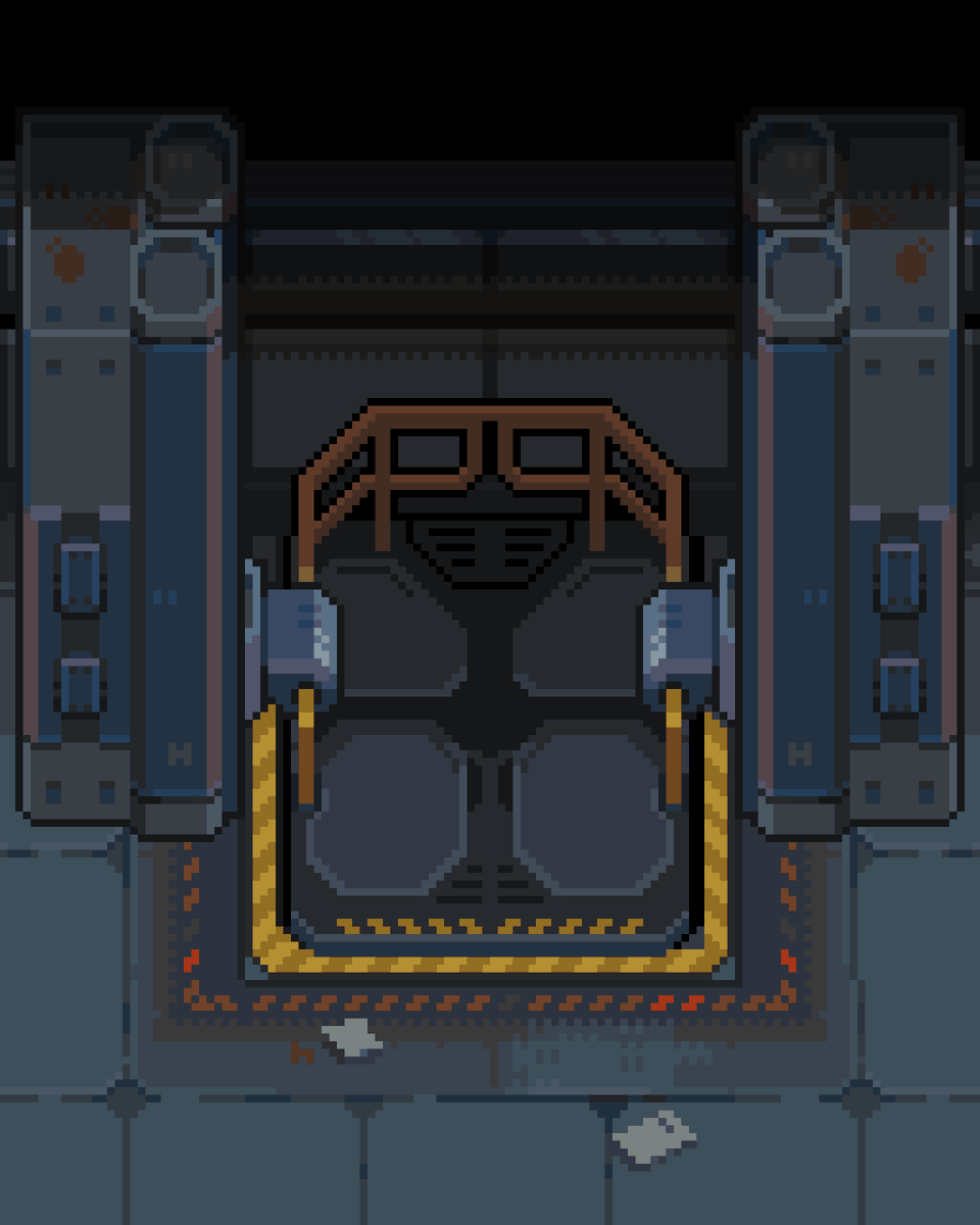 SaaaDGames's tweet image. And we're back in touch again! Let me present to you the elevator! And just a tiny bit of trash. #pixelart #gamedev @Gushna1 @arthur_vista