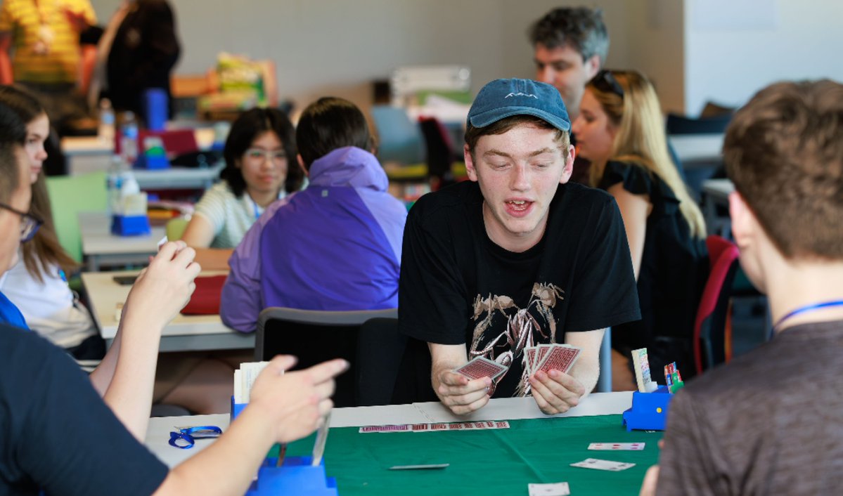 StirUni's tweet image. In a hands-on extension of our research into the skills that come with #bridge playing, #UofStirling hosted its first youth bridge camp last weekend. More than 40 attended as organisers introduced a new generation to the game: brnw.ch/21wUbvj @bridgemindsport