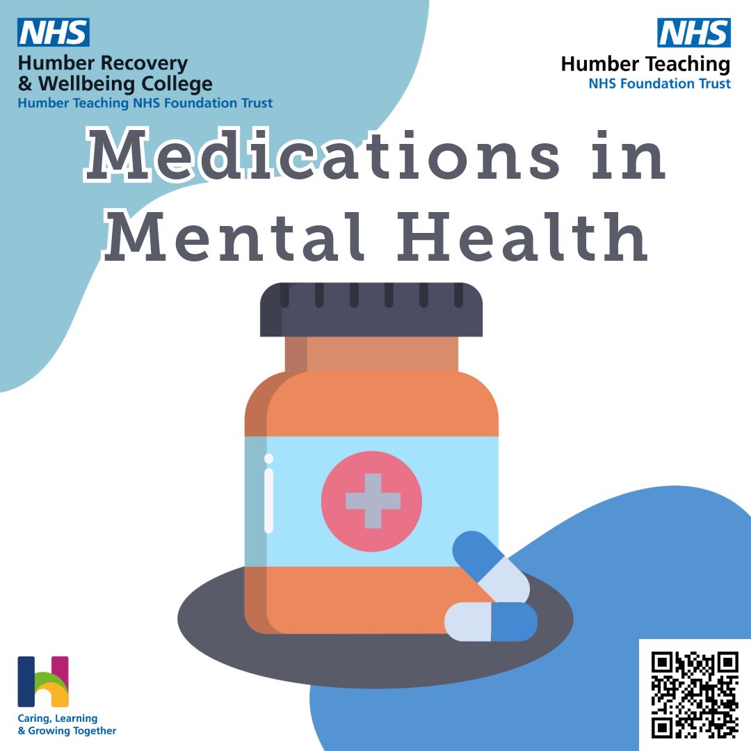 The next Medications in Mental Health session will be held on the 22nd of July at Rosedale Community Centre 💊
Find out more and book your place here:
humberrecoverycollege.nhs.uk/session/2154 

#MedicationInMentalHealth #MentalHealth #RecoveryCollege #RecoveryAndWellbeingCollege #Medication #NHS