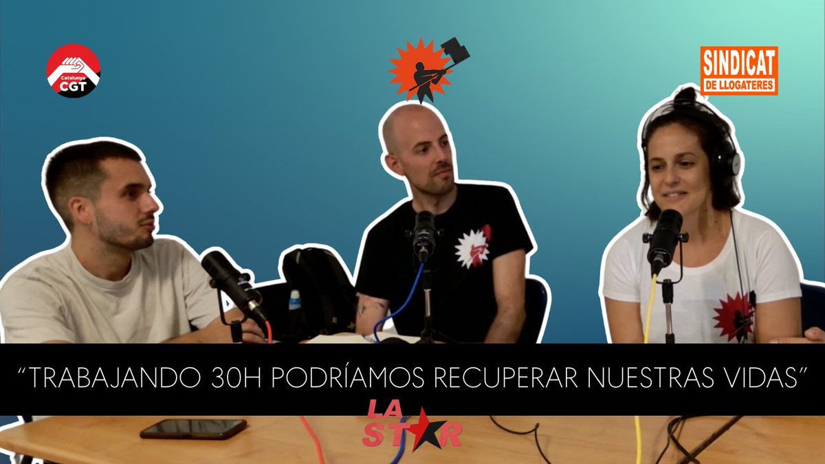 Gabinete Socioeconómico | 
🔴Las compañeras delGabinete Socioeconómico de CGT fueron invitadas a la última edición de la Escola d'Estiu Joan Liébana: hablaron de las necesarias 30h semanales 
Entrevista realizada por <a href="/CGTCatalunya/">CGT Catalunya 🚩🏴</a> 
#30horas
📺 youtube.com/watch?v=wJzcdV…