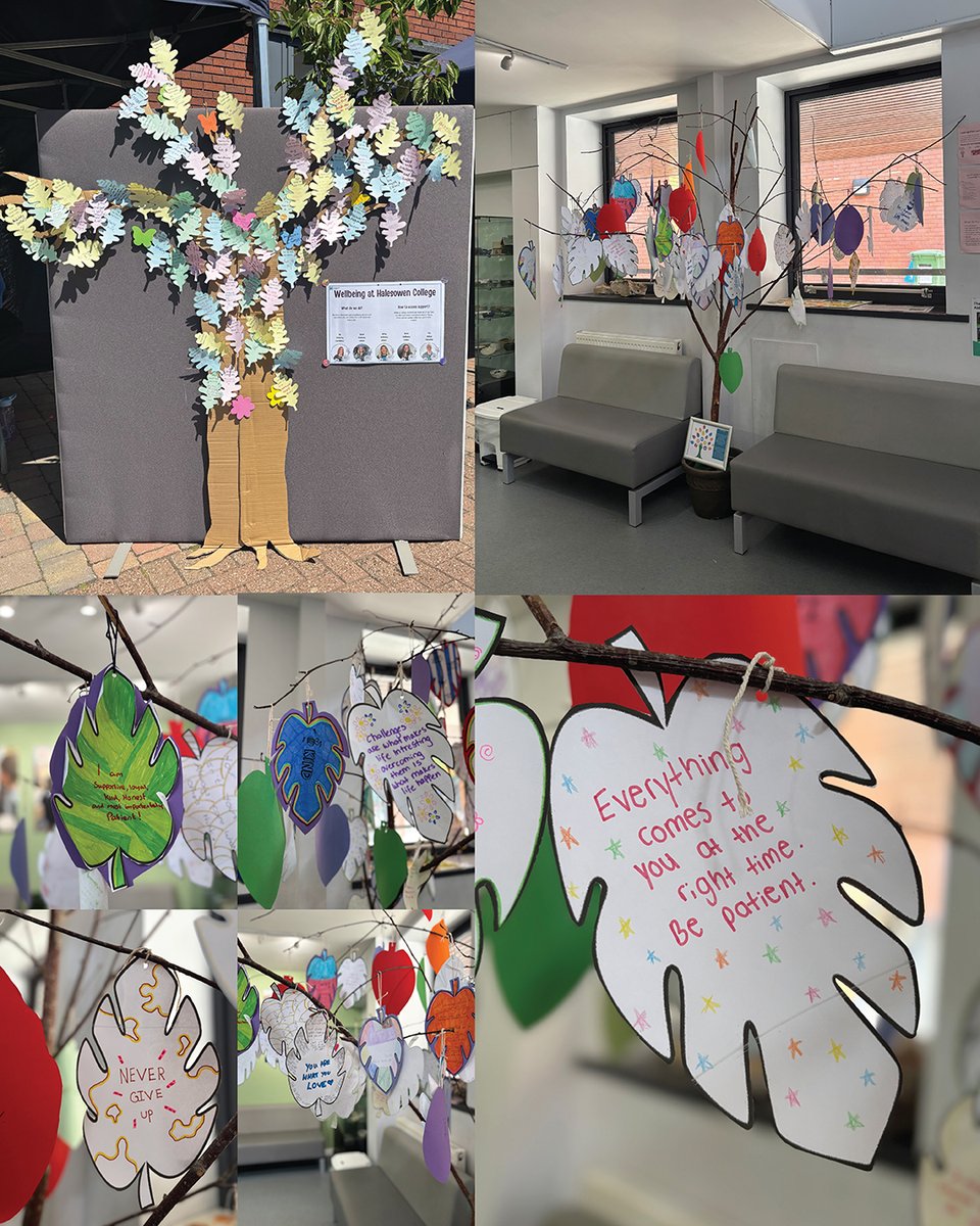 🌳 Our Positivi-trees got a fresh update during Freshers Festival last week! 💫

Applicants shared uplifting affirmations and inspiring messages to spread good vibes and encouragement across campus. 💬✨

 #FreshersFestival #HalesowenCollege