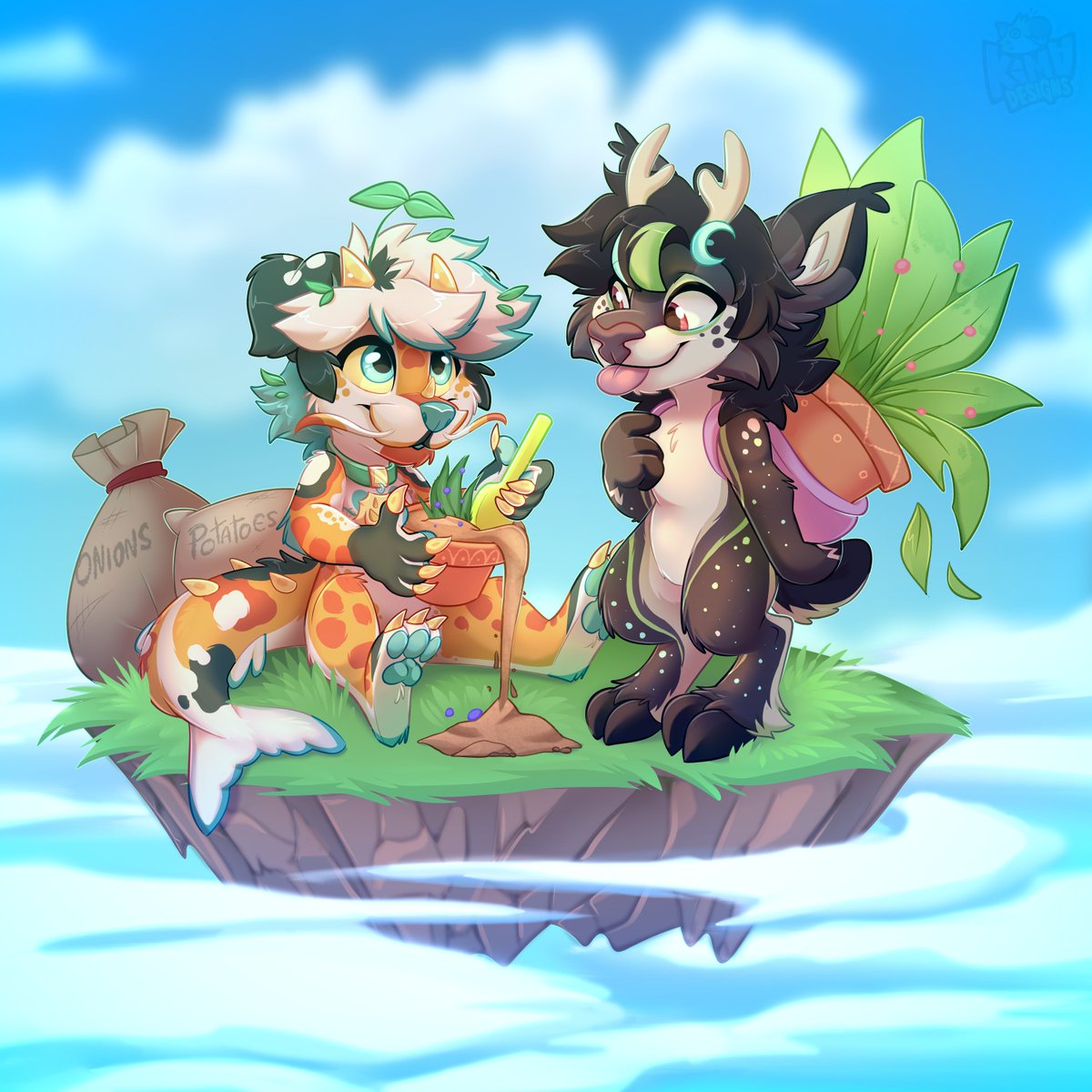 DesignsKima's tweet image. Art fight 2025! #22 (For Ramesaturn ) #artfight2025