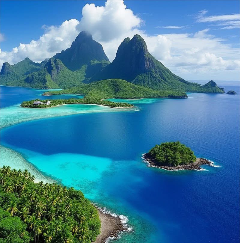 Thread of the most surreal and beautiful places in the world🧵

1. Bora Bora, French Polynesia 🇵🇫