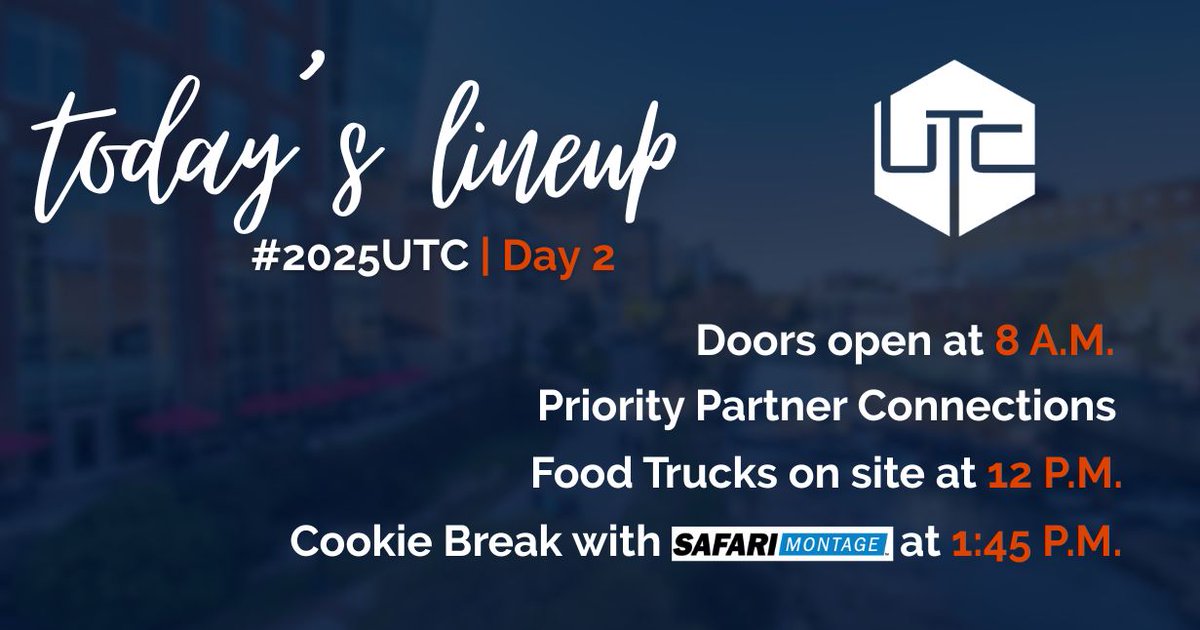 upstatetech's tweet image. We are looking forward to another great day at #2025UTC! Make the most of your time today, swipe to see what's happening.