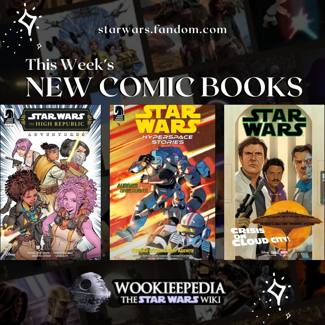 WookOfficial's tweet image. 🌌 Three new #StarWars comics, out today!