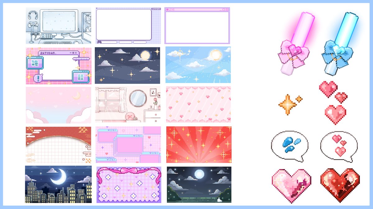 AOmaterial's tweet image. ［素材追加!］
ドット絵な剣全10種
aomaterial.com/2025/07/16/pxs…
レトロゲームっぽいドット絵ソードです！

その他ドット絵素材も多数配布中！
aomaterial.com/tag/pixcel/

フォロー、RT、いいねお待ちしております！
#Vtuber素材 #AOmaterial #フリー素材
