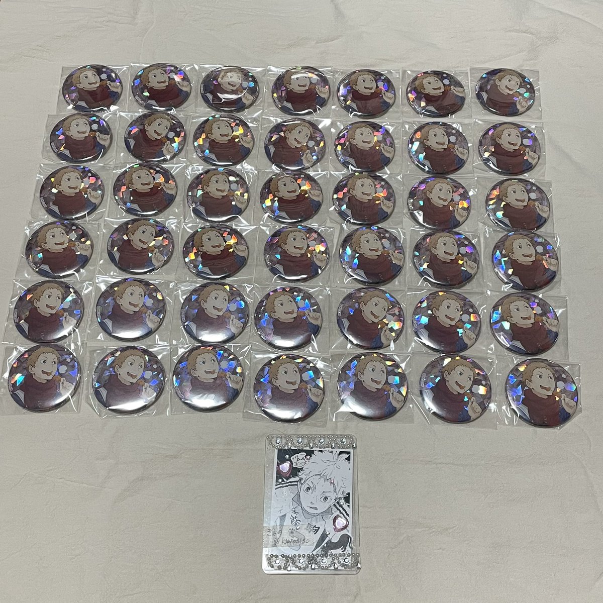 【 譲渡 】ハイキュー!! トレーディングホログラム缶バッジ  Autumn&amp;Winter 

譲￤夜久 42点

求￤495/個＋送料(ゆうちょ￤PayPayﾏﾈｰ)

希望数揃わなかった為お譲り先を探しております。検索からもお気軽にお声掛けください🎀ིྀ˖ ࣪⊹