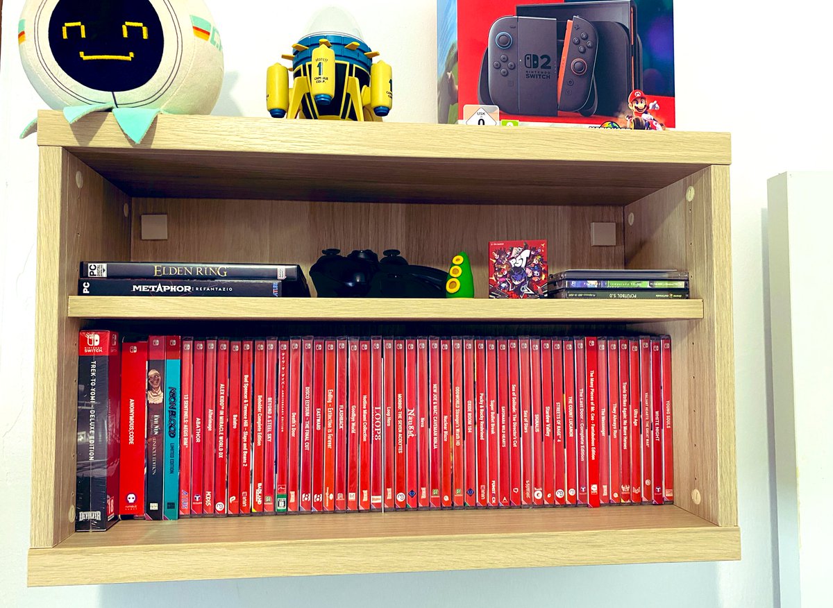 ludikPlay's tweet image. ¡Primera estantería medio decente dónde colocar parte de la colección!
He aprovechado para poner los indies que he podido recuperar de alguna de las cajas de la mudanza.
Si vuestro juego sale aquí… ¡mil gracias por hacerlo posible!!