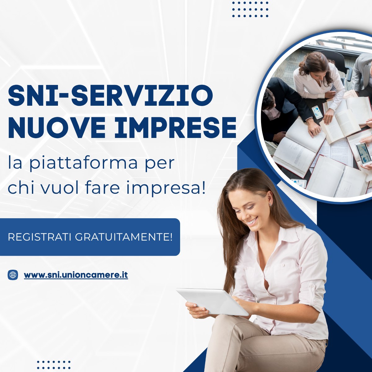 Pronto a diventare imprenditore? 🚀

Con SNI – Servizio Nuove Imprese hai un percorso gratuito per trasformare la tua idea in realtà. Test, corsi, consulenze e molto altro!

Scopri come su sni.unioncamere.it

#FareImpresa #SNI #Unioncamere #StartupItalia