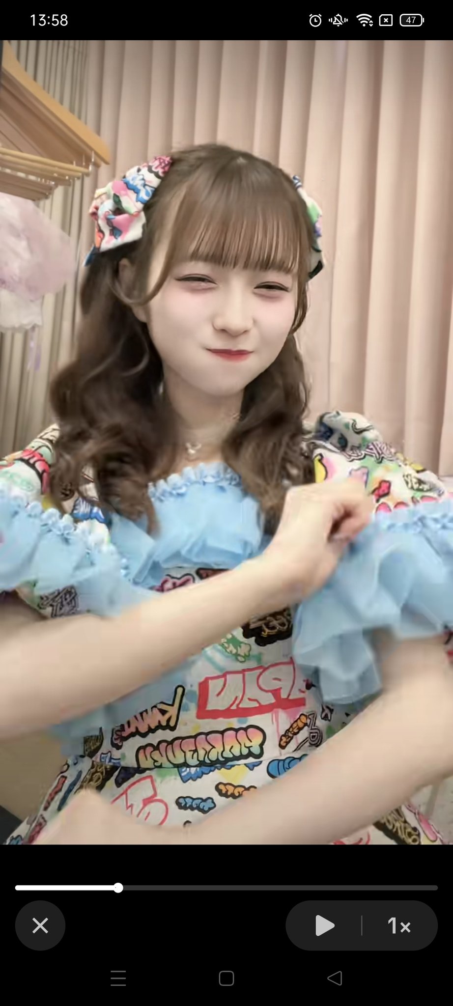 梅田みゆ 推しチケグッズ みゆちゃん推しカメラ🩵 #梅田みゆ #CUTIESTREET #かわいいだけ