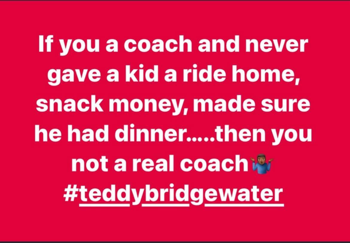 Every coach that I have been associated with understands this! The life of a coach.