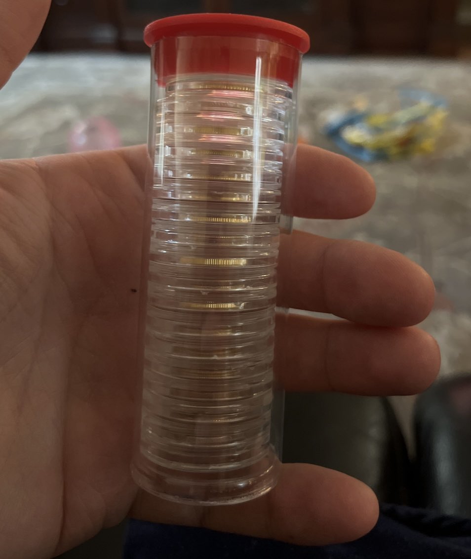 Why do I like Fractional Gold?

Its very simple… I can fit a full tube of 1/10 oz coins (2 ounces) in my pocket in case SHTF 

Current spot value $6,700