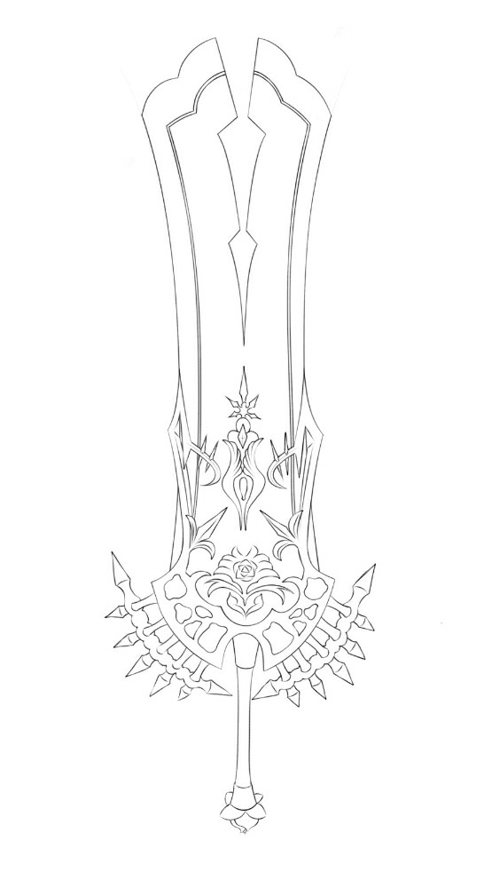 cafe2latte8's tweet image. やっと二穂っちの剣描けた
塗り段階でもうちょっとディティール足すかもだけど
まだ時間はあるからゆっくり描く
けど月末までに仕上げたい