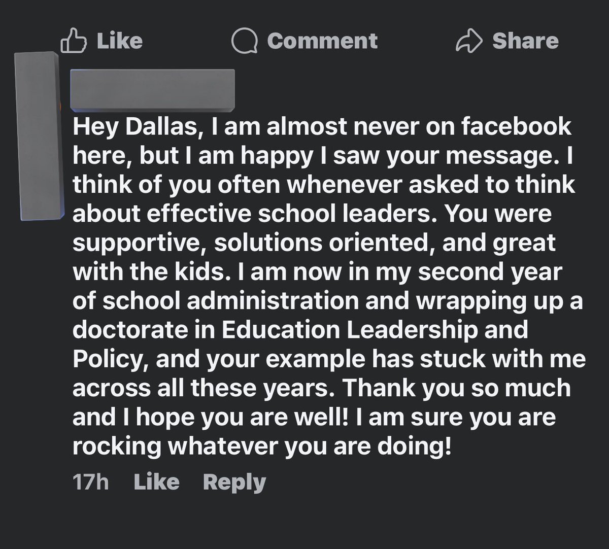 mrlee6's tweet photo. Wished a teacher I worked with during their first year a happy birthday and received this in return. #bucketfiller https://t.co/REZN28F7yO