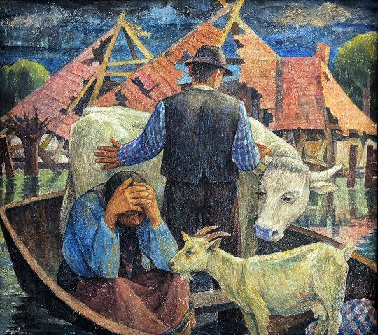 ukr_arthistory's tweet image. Today, Ukrainian artist Volodymyr Mykyta died at the age of 95. He was an artist from Mukacheve, Zakarpattia region. He pictured rural life and the landscapes of his native region. Rest in peace.