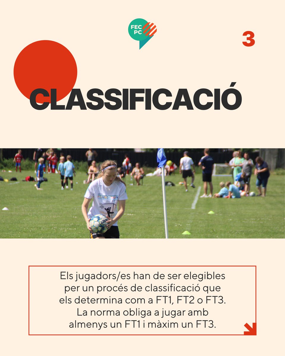 FECPC's tweet photo. ℹ️ Dirigit a jugadors i jugadores ambulants amb discapacitat física d'origen cerebral i de totes les edats, des dels més petits fins a categoria absoluta

🧵👇 https://t.co/RDqMoOW0Mm