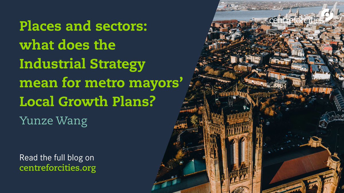 CentreforCities's tweet image. How important are the IS-8 to the metro mayors?
And how should metro mayors support them in their Local Growth Plans?
Read our latest blog👇
buff.ly/fgIKyz6