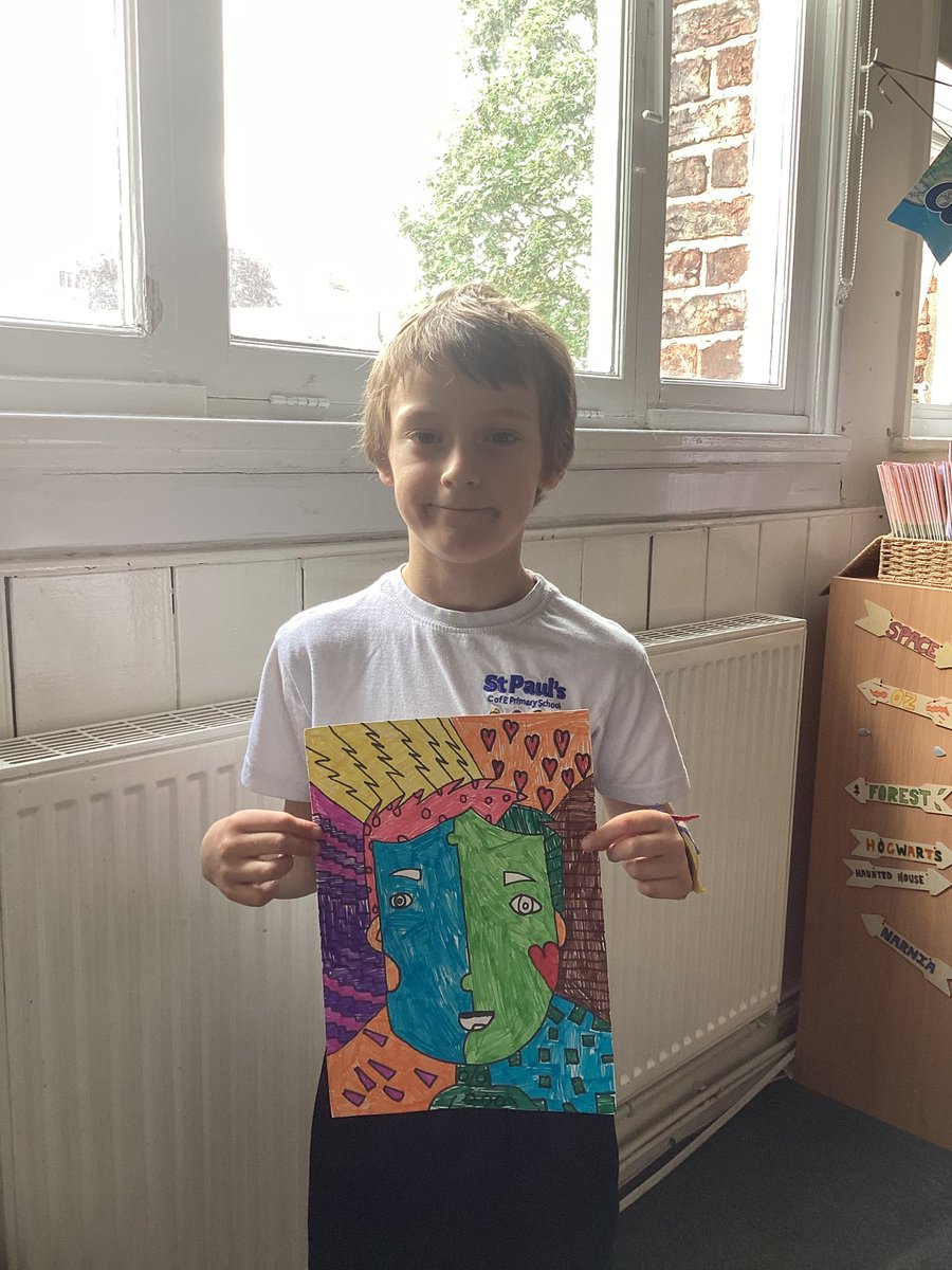 Just look at new Class 4’s fantastic Romero Britto style self-portraits!