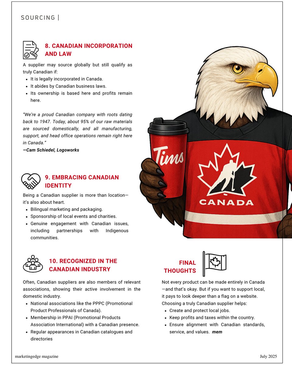 MEM_Tweets's tweet photo. 🇨🇦 What Makes a Brand Canadian? From local ingenuity to community and culture, we’re diving deep into the DNA of Canadian-brand promo products and counting the ways.  https://t.co/k4HXZCdCxS
#BuyCanadian #CanadianBusiness #CanadaStrong #promotionalproducts #corporategifts https://t.co/Ueg61xbvUk