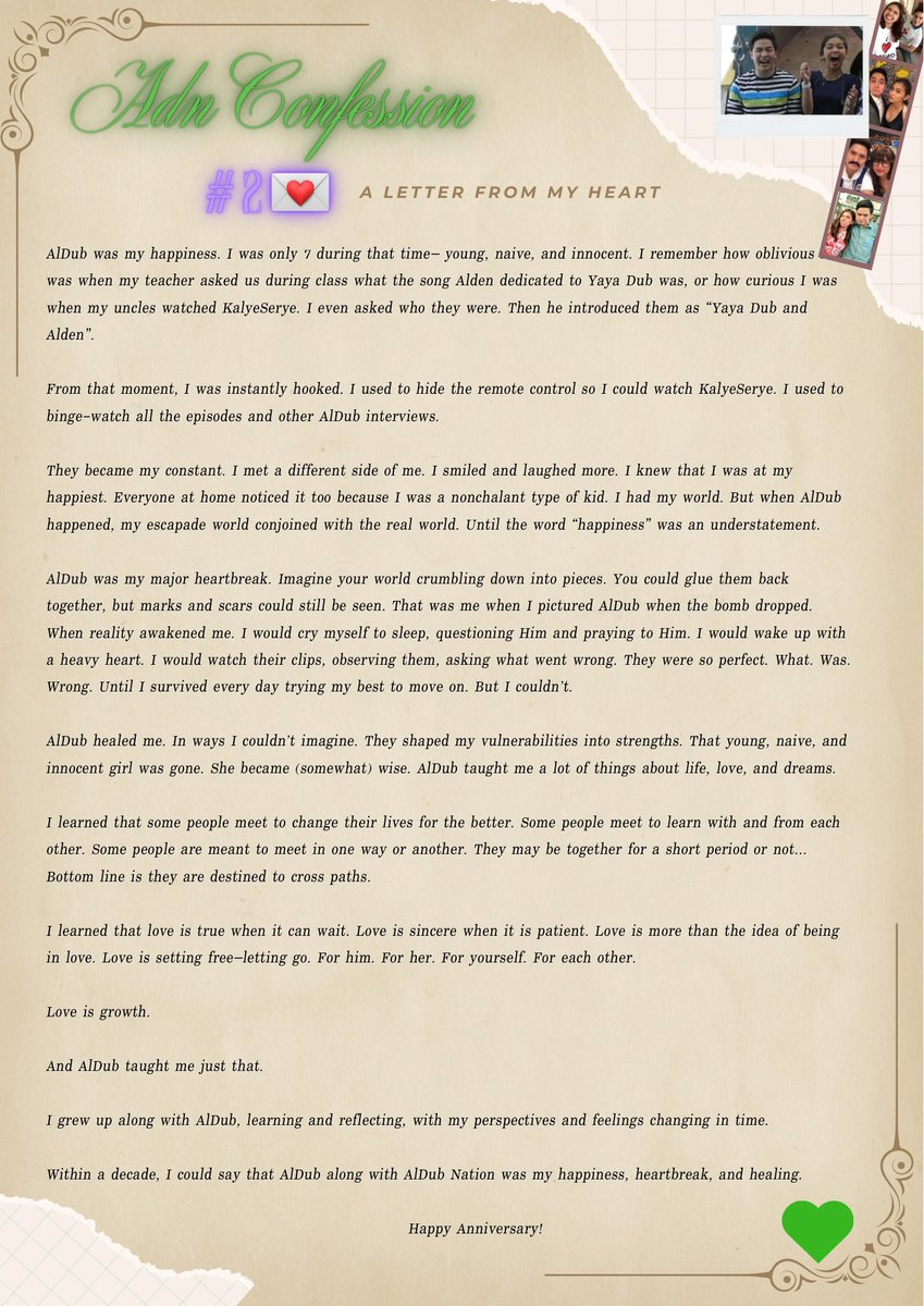 foradnror's tweet image. #ADNConfession 💌 : 2

#ALDUBatADNIsangDekada