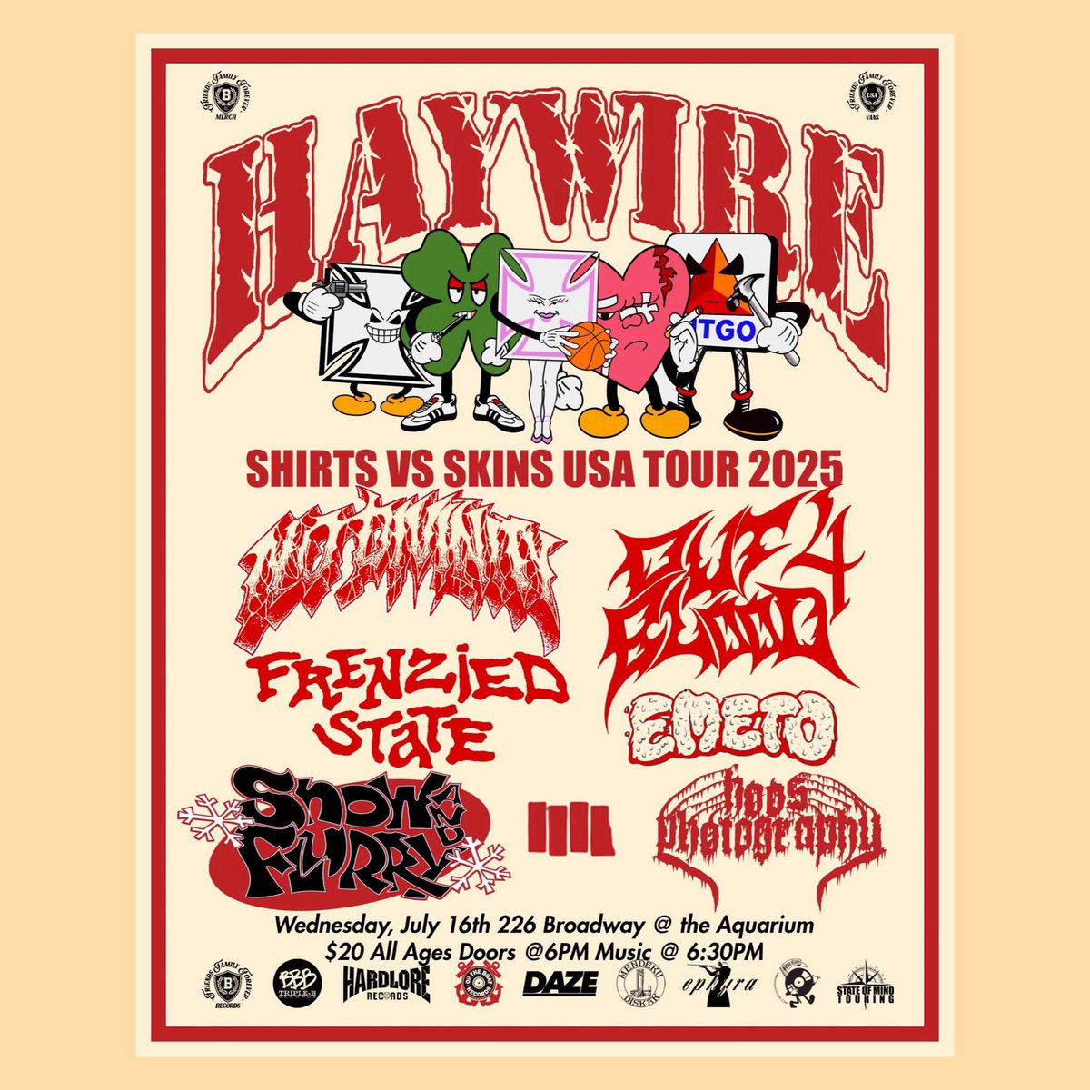 HAHAHA WAKE THE FUCK UP FARGO 
WE GOT HAYWIRE TODAY BITCH!