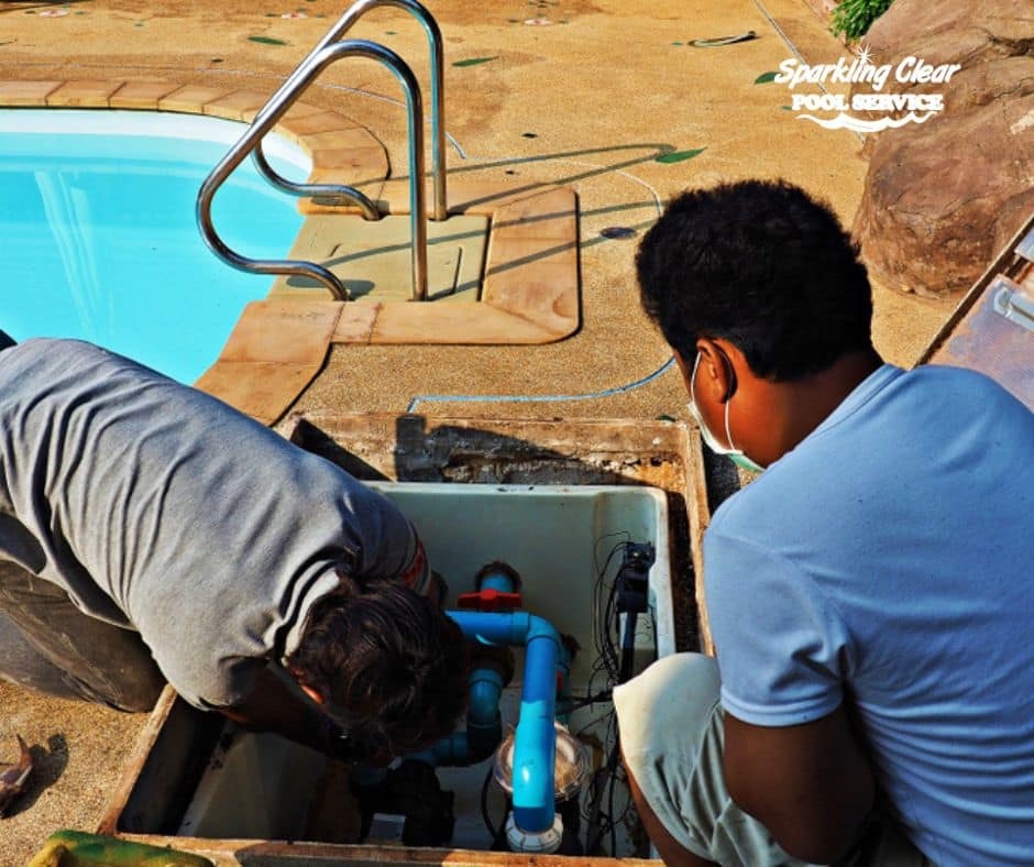 SparkClearPool's tweet image. Our pool equipment works overtime in the Texas heat! Keep it running smoothly with expert maintenance. For service in Frisco, call us at 214-361-0255 or read our blog for tips!

sparklingclearpool.com/fix-pool-equip… 

#SparklingClearPoolService #PoolMaintenance #PoolProTips #PoolCare #texas