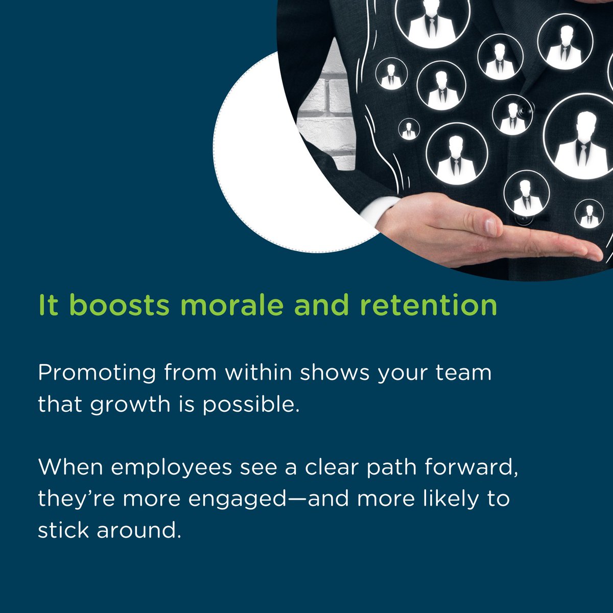 weareairswift's tweet image. Promoting someone from within can save time, cut costs, and boost team morale. But is internal hiring always the best move?

We break down the pros (and cons) of internal recruitment in our latest blog: hubs.ly/Q03x0SkK0

#InternalRecruitment #TalentStrategy #WeAreAirswift