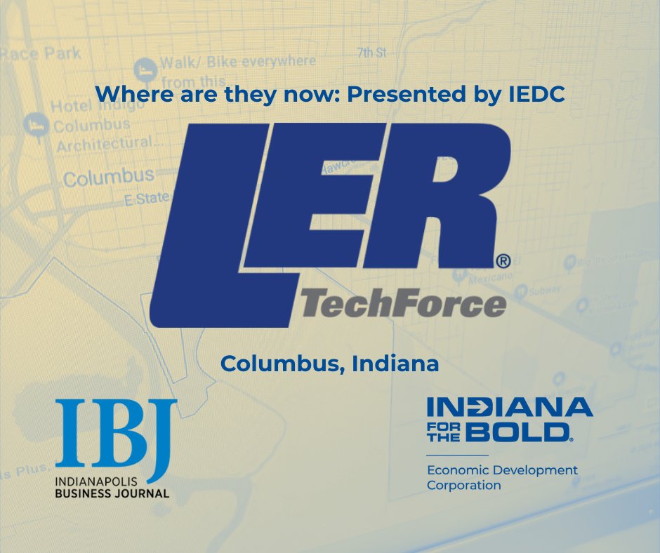 Indiana_EDC's tweet image. 🚀 “The training support offered by IEDC has been key to our success.” LER TechForce cites Indiana’s training grants as a major reason for expanding its Columbus workforce. Catch up via @IBJnews: ibj.com/sponsored-cont…