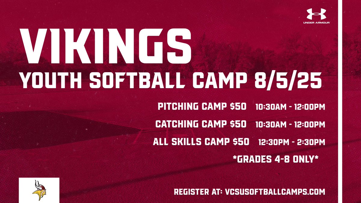 We are excited to announce our upcoming softball camp. Great opportunity to grow your skill set, and get a chance to work with collegiate coaches and players. #WeAllRow