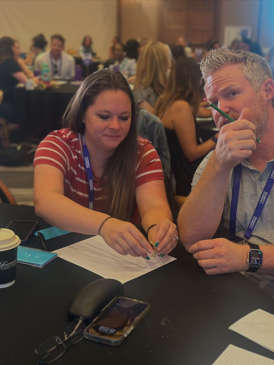 carnegielearn's tweet image. Moments like these with math educators 💙

#TNI2025 #LongLiveMath