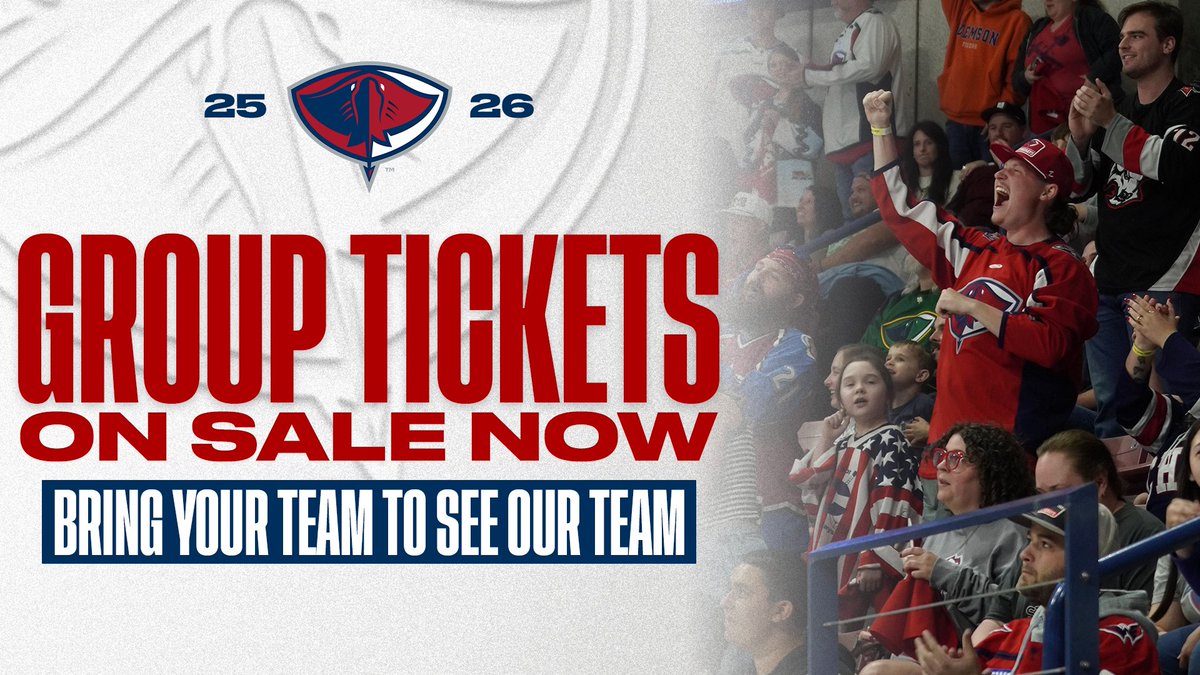 SCStingrays's tweet image. GROUP TICKETS ARE ON SALE NOW! 🙌
Whether you're planning a night out with coworkers, a school field trip, or a gathering with friends and family, the Stingrays offer a memorable experience for groups of all sizes. Reserve your date today.
🔗 hubs.la/Q03xpF_20