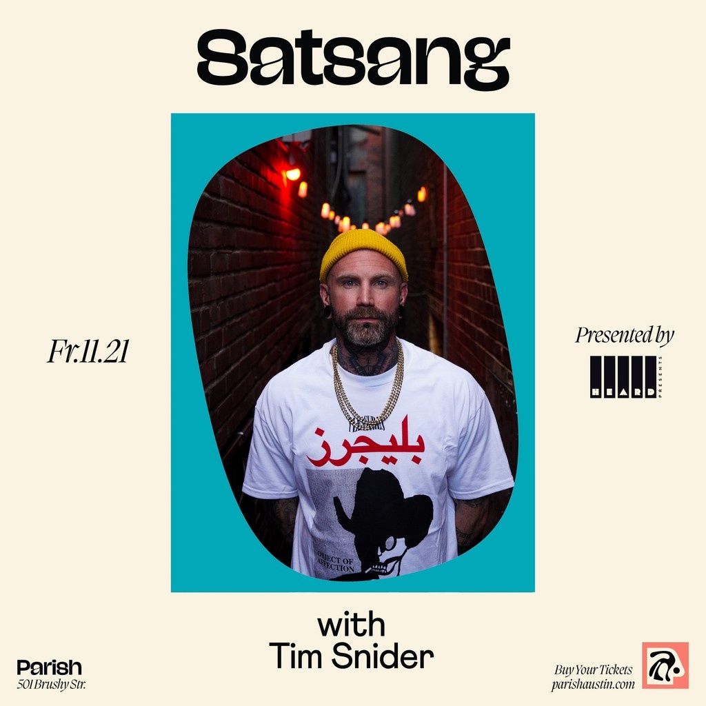 🎶SUPPORT UPDATE🎶
We’ve got exciting news @timsniderstrings is joining <a href="/satsang/">SATSANG</a> for their show at Parish on 11/21! This is a night you won’t want to miss.

🎟️Tickets available grab yours now - wl.seetickets.us/event/satsang/…