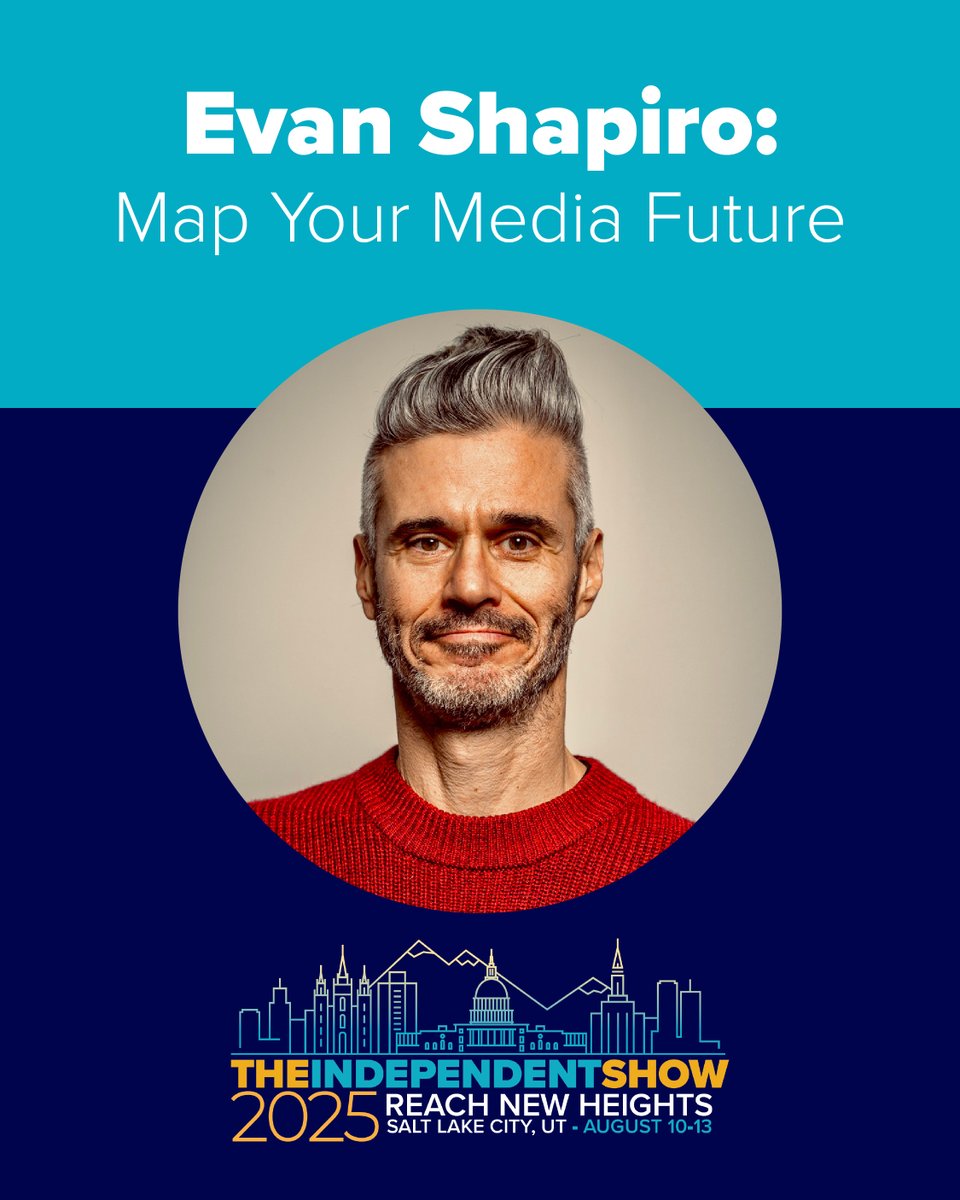 Unravel the complex media universe at #TIS25! We are excited to feature Evan Shapiro, who brings a sharp sense of media trends and strategic insights to help independent operators understand the evolving tech and entertainment ecosystem. Register at okt.to/hmLoAa.